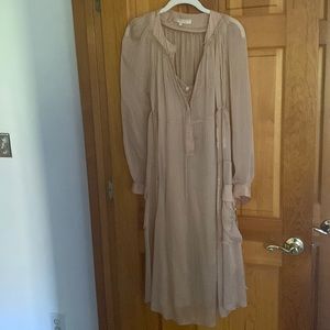 Gorgeous Vanessa Bruno sheer silk dress with slip. Size 36